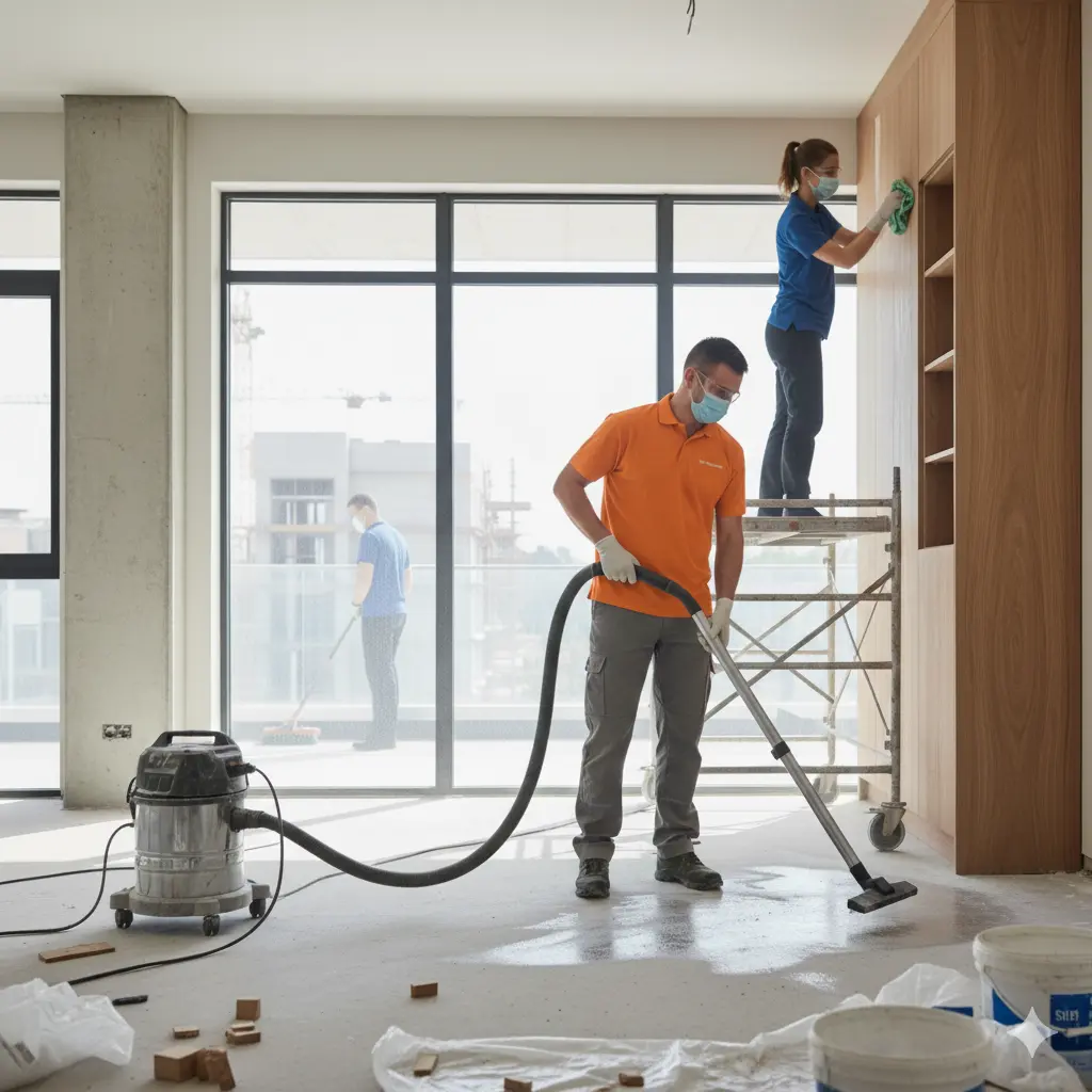 تنظيف عميق ما بعد البناء